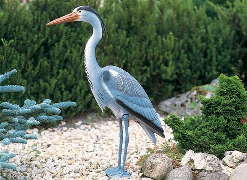 Héron décoratif de bassin à poser