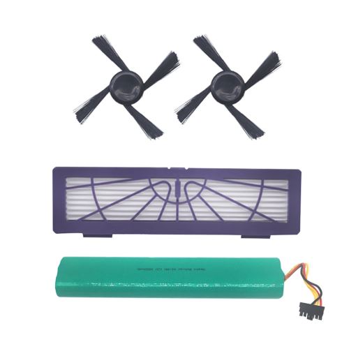 Filtre haute performance Brosse Latérale Battey remplacement pour Neato D70e / D75 / D80 / D85 wedazano82
