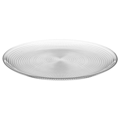 Assiette plate Génération - Diam. 27 cm - Transparent