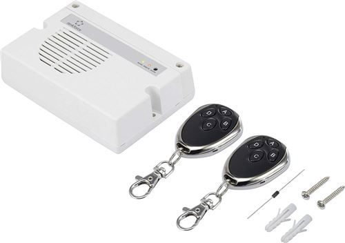 Système télécommandé 4 canaux 433 mhz avec 2 télécommandes fréquence radio 433 mhz