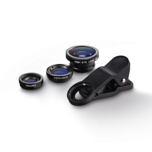 Ensemble D'objectifs 3 En 1uni Pour Smartphones Et Tablettes