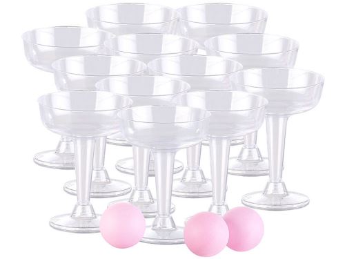 Jeu à boire à 3 balles et 12 coupes