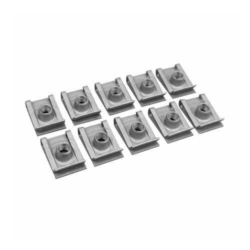 Agrafe-ecrou tole carrosserie (diam 6mm) (sachet de 10 pieces) -p2r-