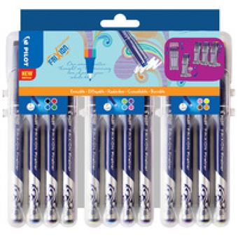 Set de 4 feutres d’écriture effaçable Pilot Frixion Fineliner Fun