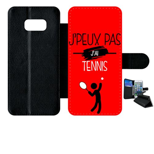 Etui à rabat samsung galaxy s8+ plus j peux pas j ai tennis 6