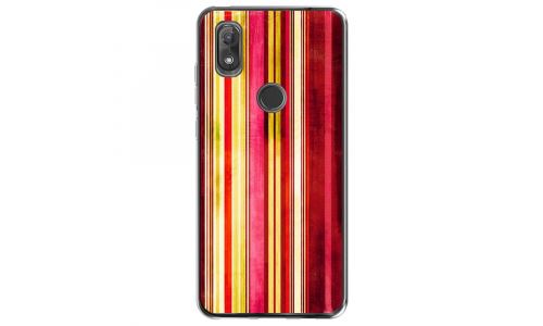 Coque souple pour Wiko View 2 avec impression Motifs bandes effets vintages 2
