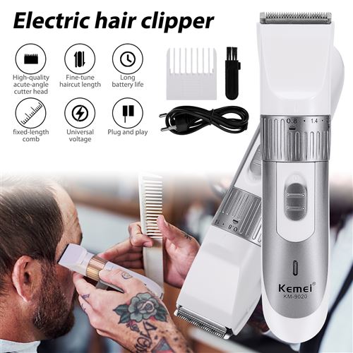 Tondeuse à cheveux électrique Rechargeable Tondeuse homme rasoir pour enfants adultes