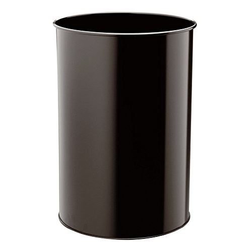 Durable 330301 corbeille à papier ronde 30 litres hauteur 45 cm en métal peint coloris noir