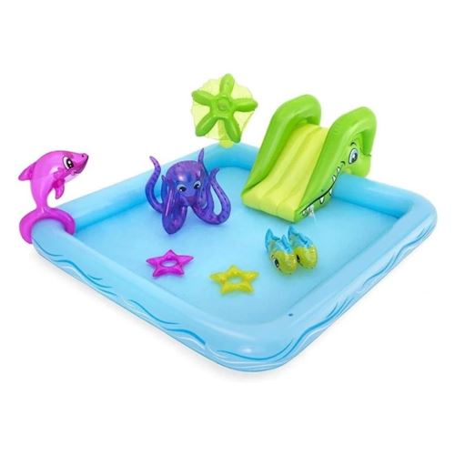 Piscine de jeu gonflable pour enfants Aquarium jeu d'eau Bestway 53052 État correct - Bestway reconditionné disponible sur Fnac