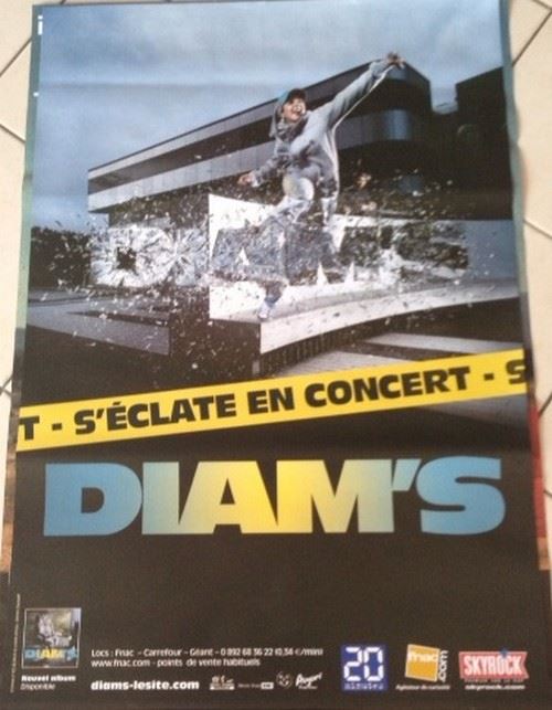 Diam's - 70x100 cm - AFFICHE / POSTER