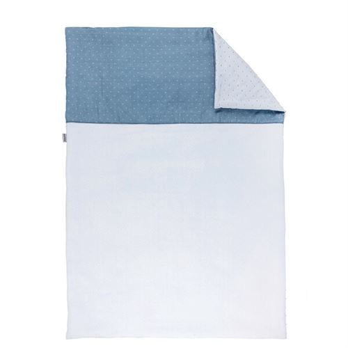 Couverture coton 100 x 135 cm bleu - nattou
