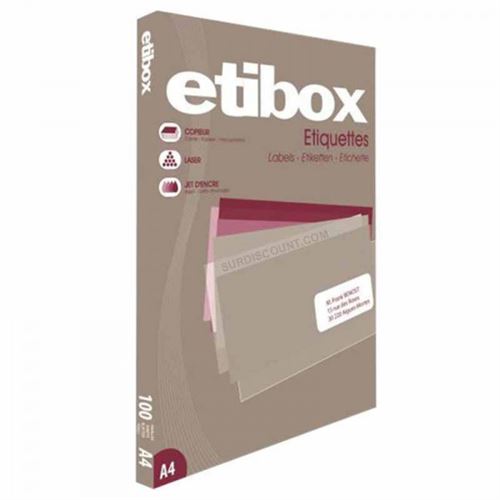 Boite De 1200 &Eacute;tiquettes - Format 105X48Mm - Etibox - Apli 119774