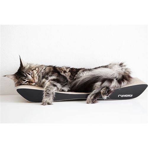Meilleurs prix pour MyKotty Griffoir pour chats TOBI 59 x 25 x 6,9 cm Noir 3089