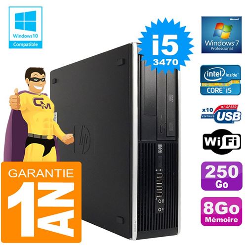 Acheter Pc hp compaq 8300 sff core i5-3470 ram 8go disque 250 go graveur dvd wifi w7 État correct - 169,00 € Pc hp compaq 8300 sff core i5-3470 ram 8go disque 250 go graveur dvd wifi w7 État correct - Hewlett-Packard reconditionné disponible sur Fnac