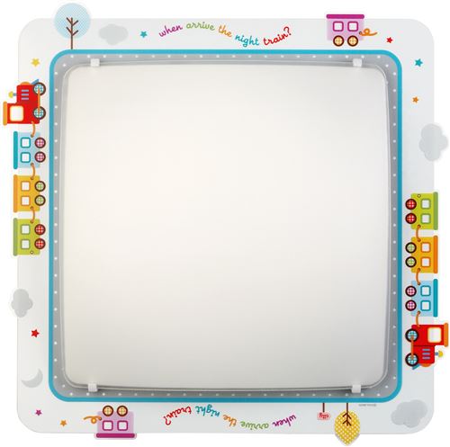 Dalber Plafond 2-en-1 The Night Train 43.5cm blanc