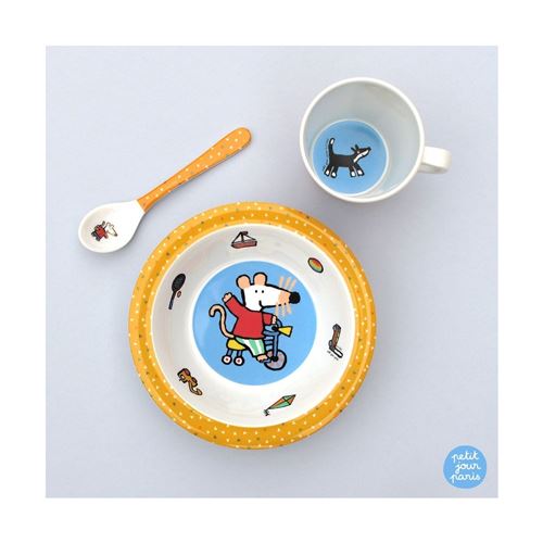 Set petit déjeuner Mimi Petit Jour Paris Multicolore