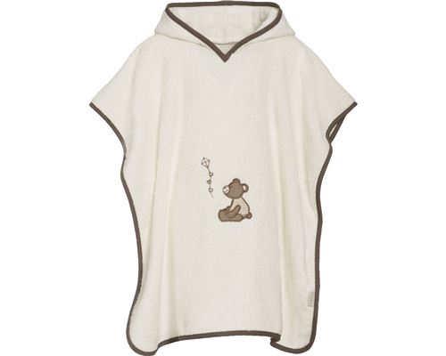 Playshoes badponcho ours blanc junior