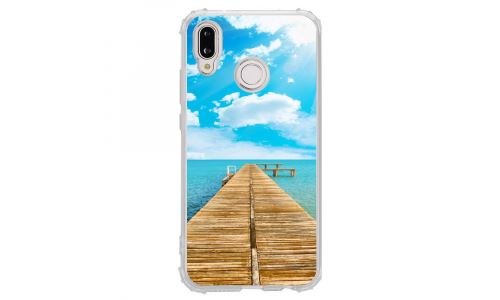 Coque souple pour Huawei P20 Lite avec impression Motifs ponton sur la mer