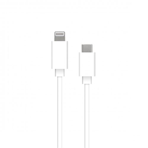 Câble mâle/USB type C mâle pour iPhone iPad 1 m - blanc MOOOV®