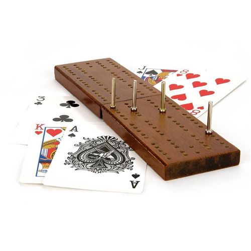 Toyrific jeu de cartes cribbage avec tableau de bord en bois