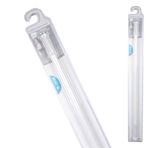 Paris Prix - Tringle De Douche extensible 75-115cm Blanc
