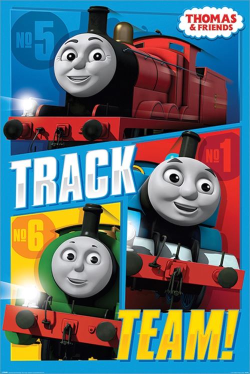 Thomas the Tank Engine Maxi Poster 61 x 91,5 cm Thomas & Friends Track Team