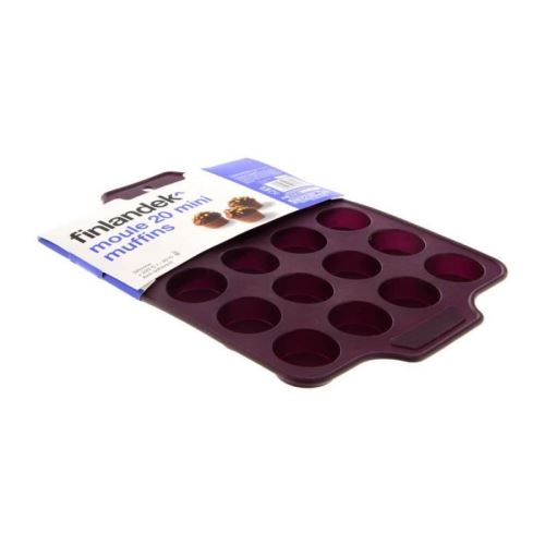 FINLANDEK Moule 20 mini muffins silicone