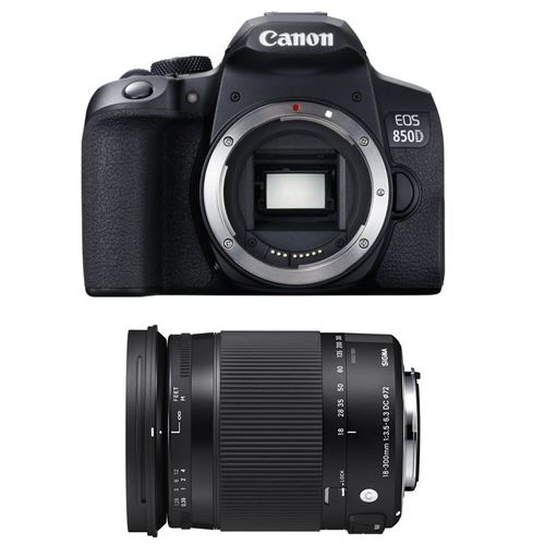 CANON eos 850d + sigma 18-300 os hsm contemporary