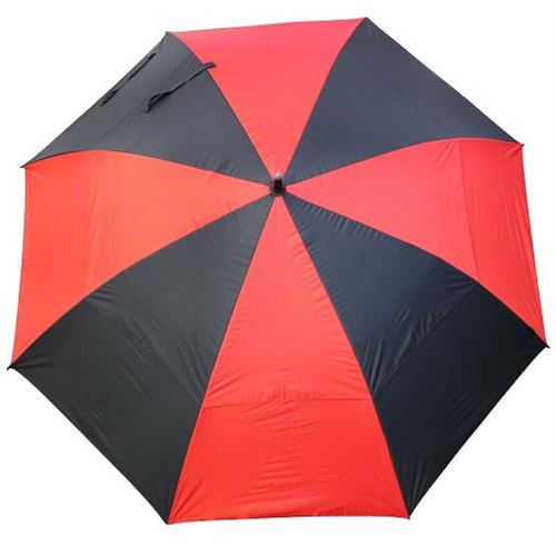 Masters Golf parapluie ondulé TourDri UV 81 cm polyester rouge/noir