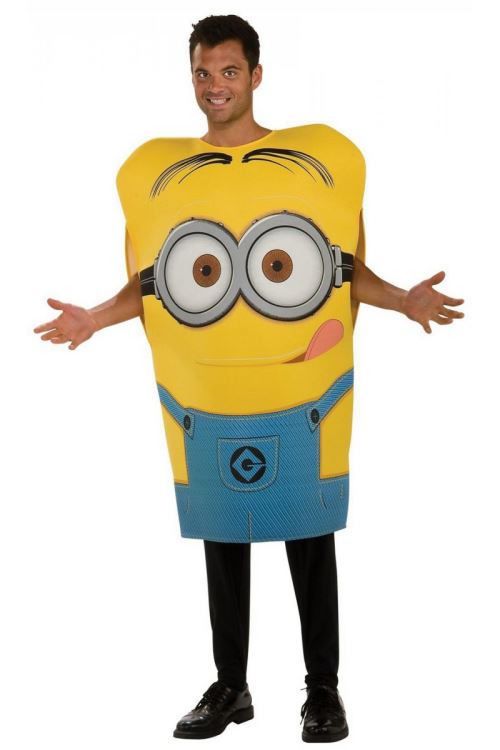 Deguisement adulte minion dave en mousse