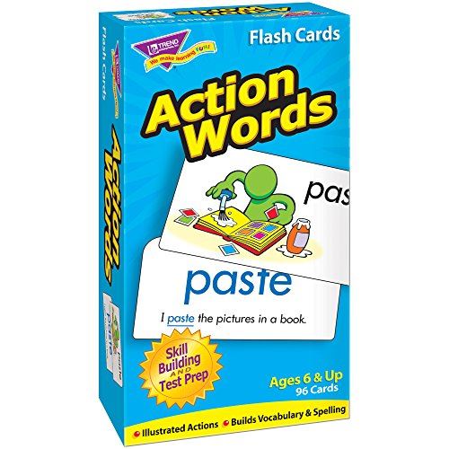 TREND enterprises, Inc. Action Words Skill Drill Flash Cards