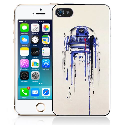 Coque pour iPhone 5C r2d2 paint