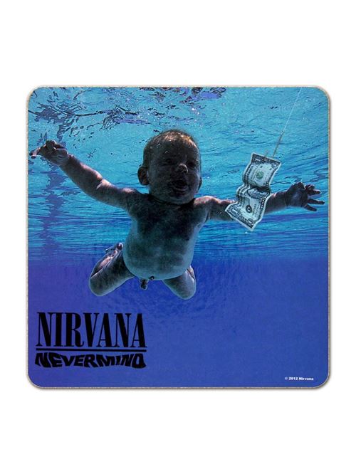 Nirvana Nevermind Sous-verres 10 x 10 cm