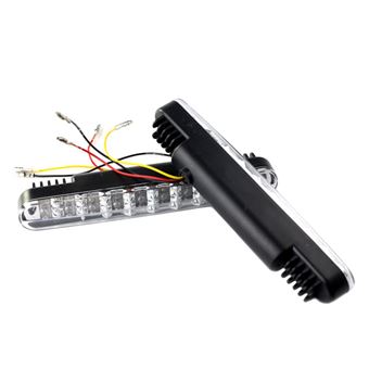2 Bandes Lumineuses LED Pour Voiture - Feux Diurnes Et Clignotants, 12V, Câble 40 Cm