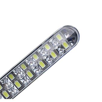 10€53 sur 2x 30 LED voiture diurne lumière DRL lampe lumière du jour avec  clignotants - Accessoire téléphonie pour voiture - Achat & prix