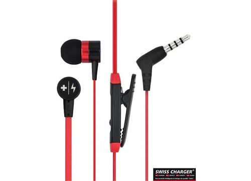 casque audio Swiss Charger intra-auriculaire fiche jack 3,5mm
