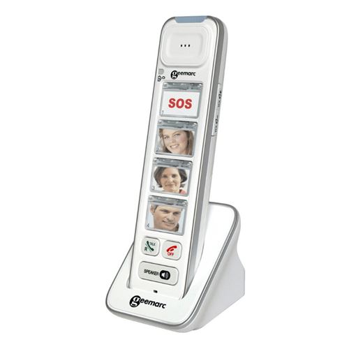 Téléphone Photodect 295 pour senior et Malentendant de Geemarc,( combiné additionnel)