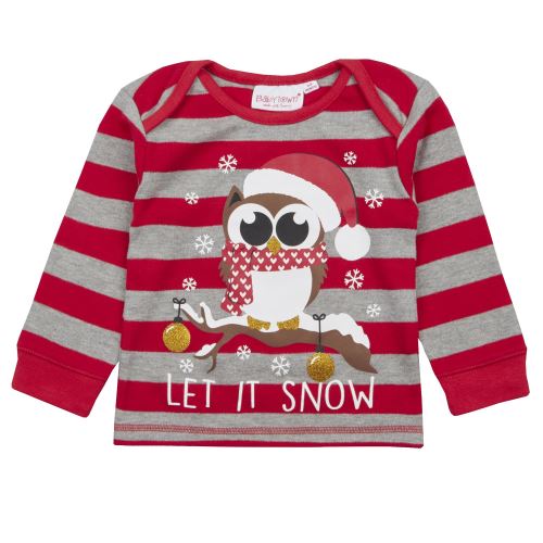 Ensemble De Pyjama De Noel Pour Bebes Let It Snow 6 9 Mois Autres Vetements Achat Prix Fnac