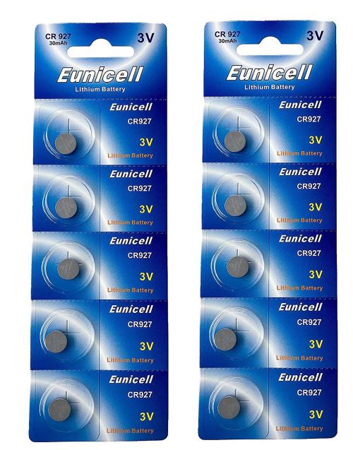 EUNICELL - Lot de 10 PILES Lithium CR927 3 volts