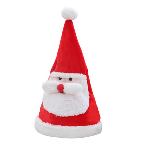 Musique Électrique Cartoon Éclairage Père Noël Danse De Noël Chapeau De Fête Cadeau MK2859