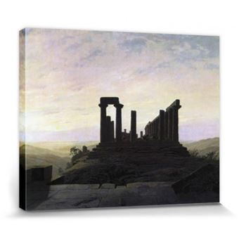 1art1 Caspar David Friedrich 'Der Morgen' Leinwandbild 40x30 Cm – Keilrahmen, Made In Germany