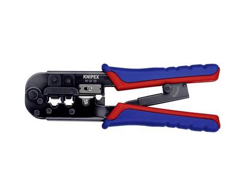 Pince à sertir Knipex 97 51 10 pour connecteur modulaire (western) RJ11, RJ12, RJ45