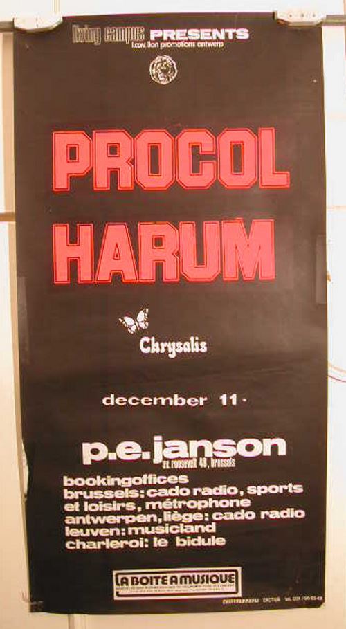 Procol Harum - 35x68 cm - AFFICHE / POSTER