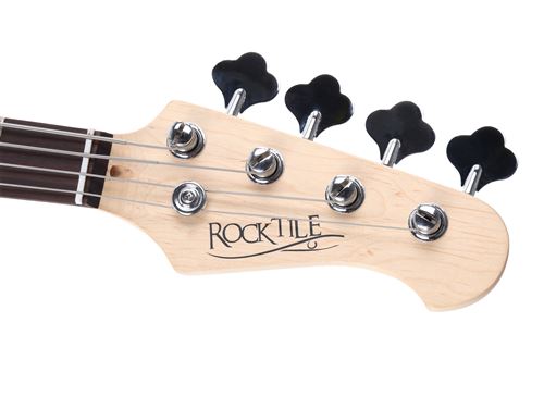 Rocktile Groover Paquet PB Basse Électrique Set II Sunburst + Rockt.  Accordeur + CC Stands, Accessoire pour guitare, Top Prix