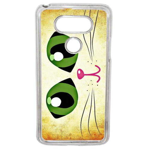 Coque Yeux De Chat Vert Compatible G5 Transparent