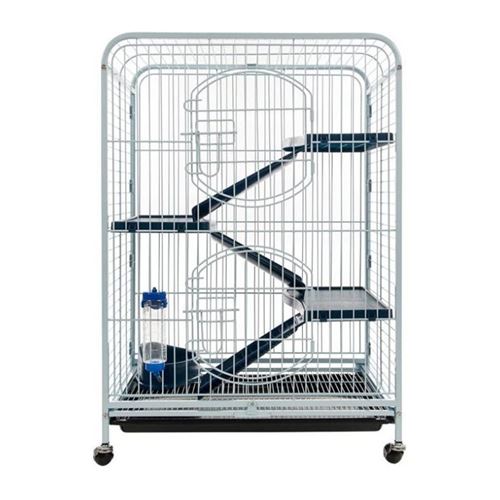 Tyrol Tower Cage Pour Rongeurs Bleu / Noir 64x44x93 Cm