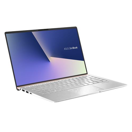 Asus Zenbook 14 Ux433Fac-A5183R - Intel Core i7 - 10510U / 1.8 Ghz - Win 10 Pro - UHD Graphics - 16 Go Ram - 512Go SSD - 14" Ips 1920 X 1080 (Full Hd) - Wi-Fi 5 - Argent Glaçon