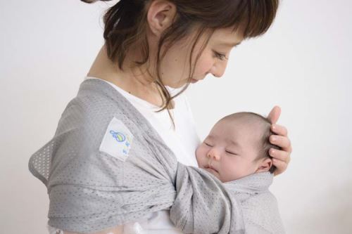 Porte-bébé Sling SUKKIRI Gris - LUCKY FRANCE