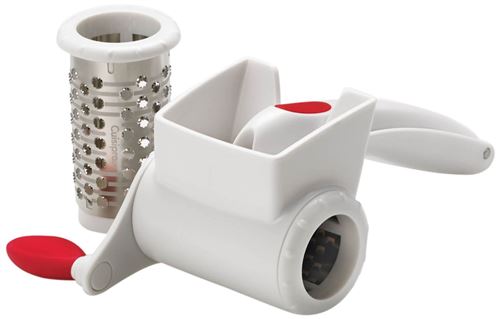 Cuisipro 74679001 Râpe moulinette ABS/TPR/SS Blanc/Argent 28 x 28 x 18 cm