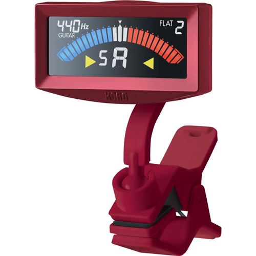 Korg AW-4G MRD Rouge - accordeur à pince guitare & multi-instruments